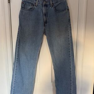 Levi's 505 Blue Straight-Leg Jeans Timeless Style